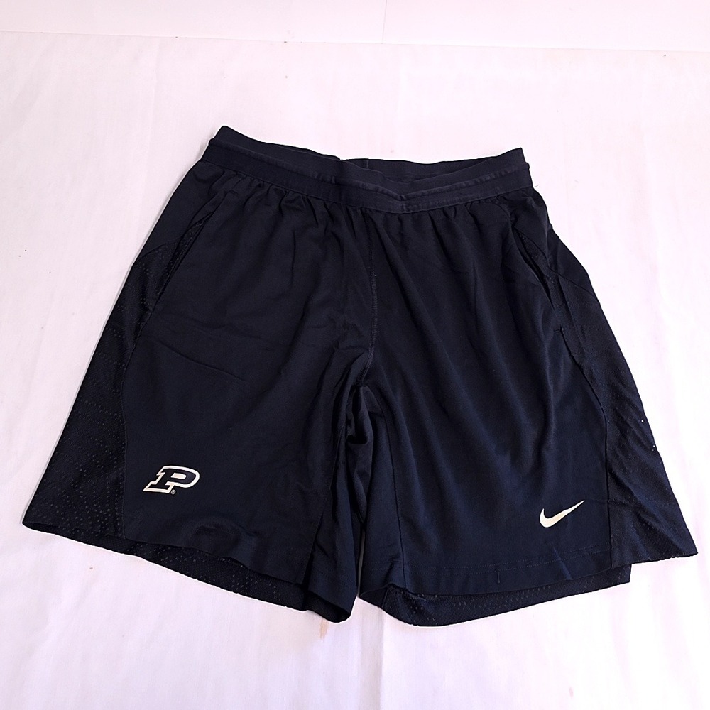 Nike Purdue Boilermakers Shorts Mens Large Black Dri-FIT Athletic Basketball